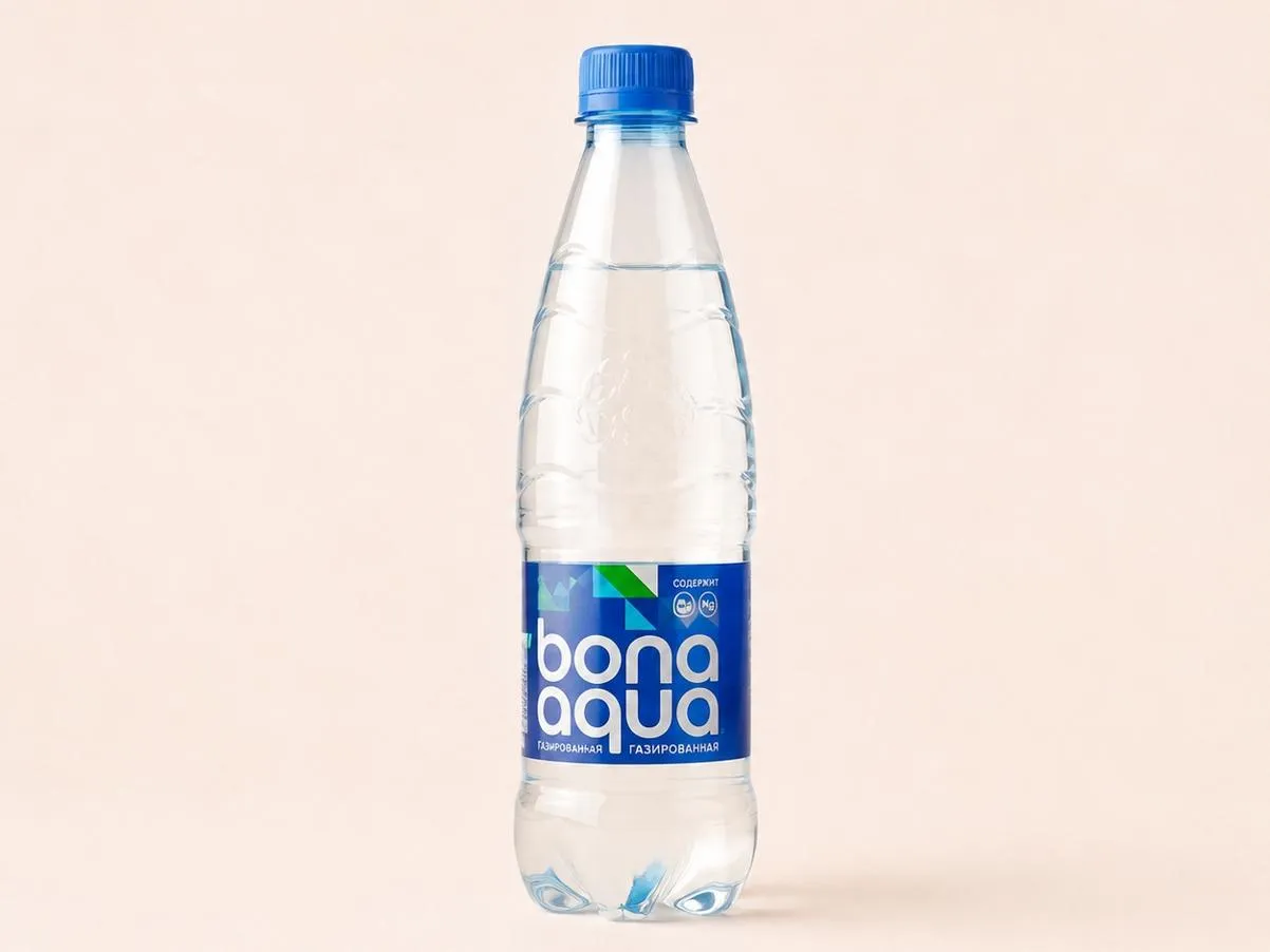 Вода газ. Bonaqua 