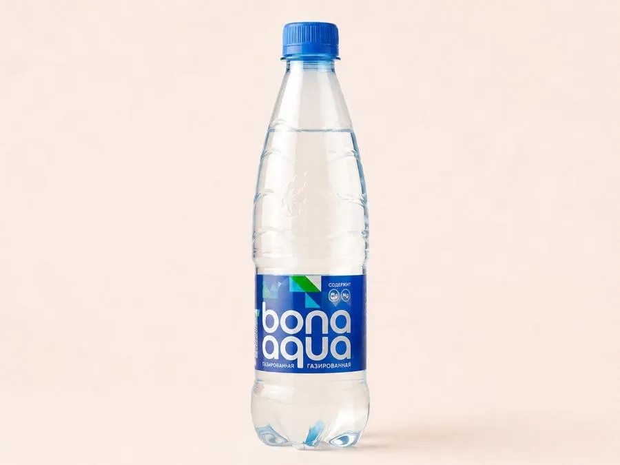 Вода газ. Bonaqua 