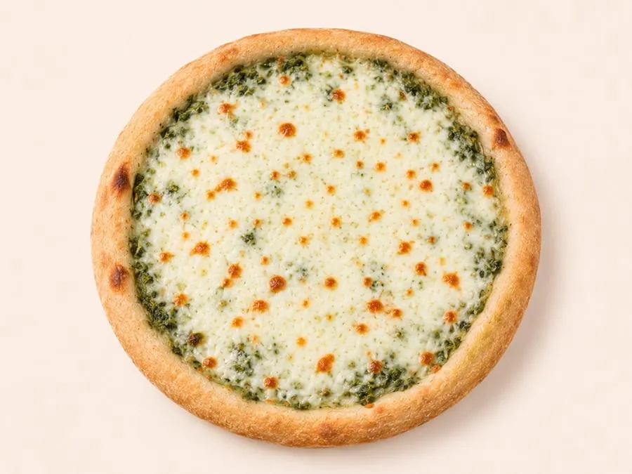 Пицца с курицей и шпинатом